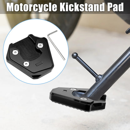 Set of 1 Kickstand Pad for Suzuki GSXS 750 (2017–2022) with Wrench Black