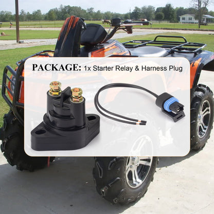 Starter Relay & Harness Plug for Arctic Cat Prowler 400 450 500 550 650 700 1000 (2008)