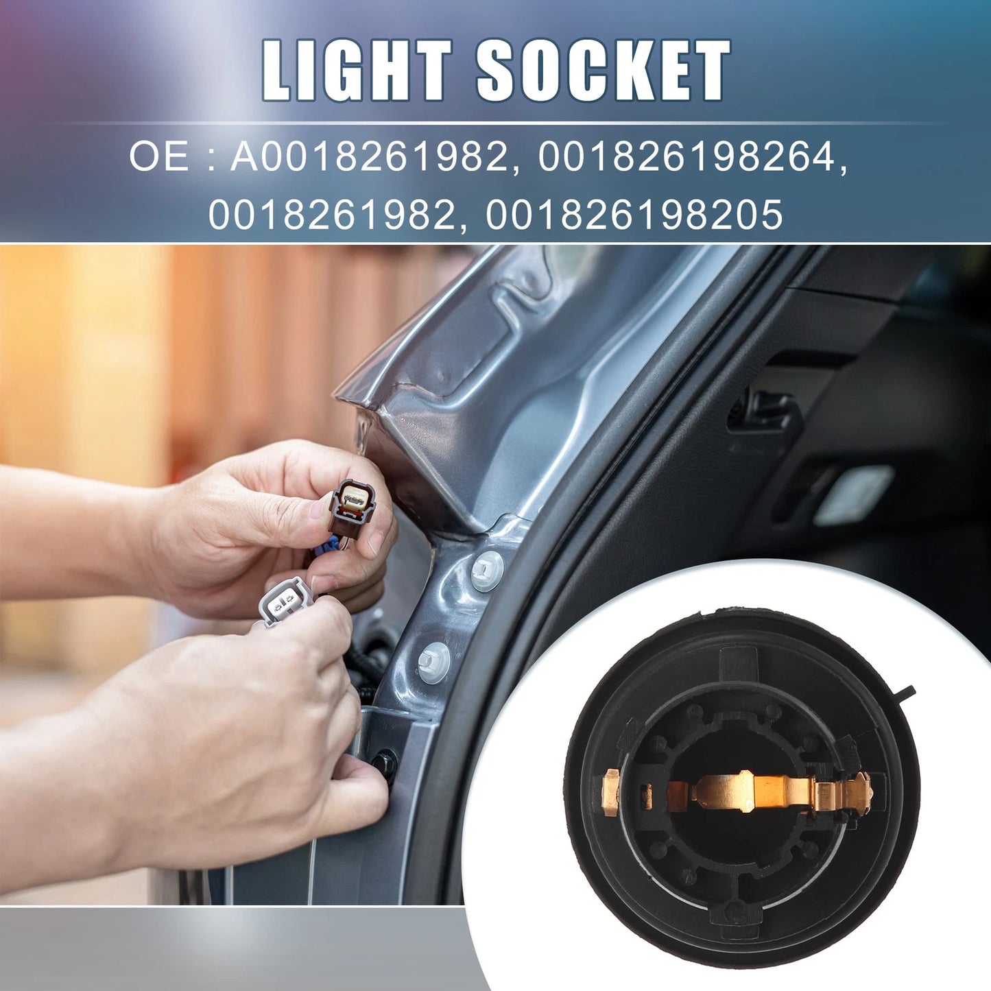 Turn Signal Light Bulb Socket Holder No.A0018261982 for Mercedes-Benz ML320 (1998–2005)