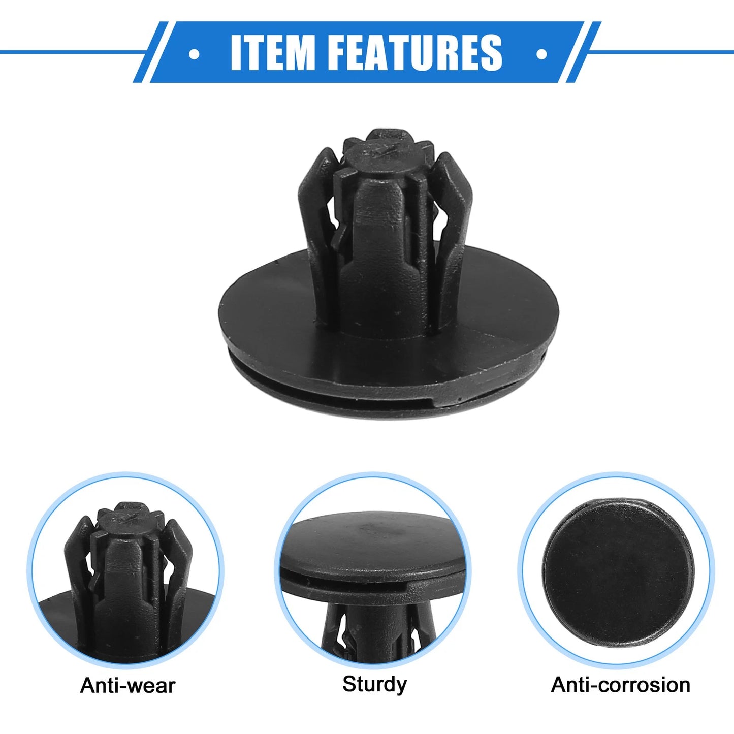 50Pcs Fender Liner Retainer Clip for Honda