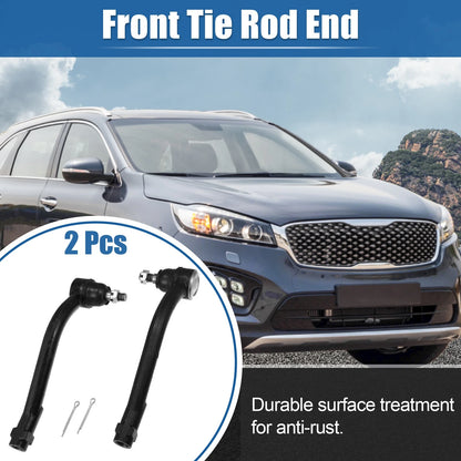 2X Front Tie Rod Ends ES800035 S800055 for Hyundai