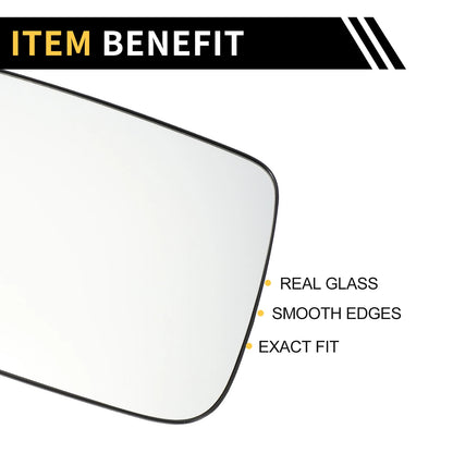 Heated Left Mirror Glass for Dodge Ram 1500 2500 (No. 68067727AA)