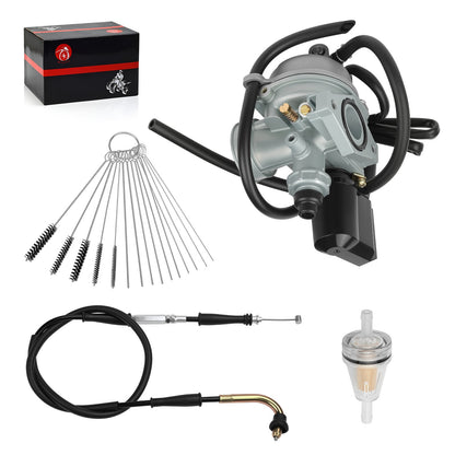 Carburetor & Throttle Cable for Kawasaki KFX 50 (2007–2024)