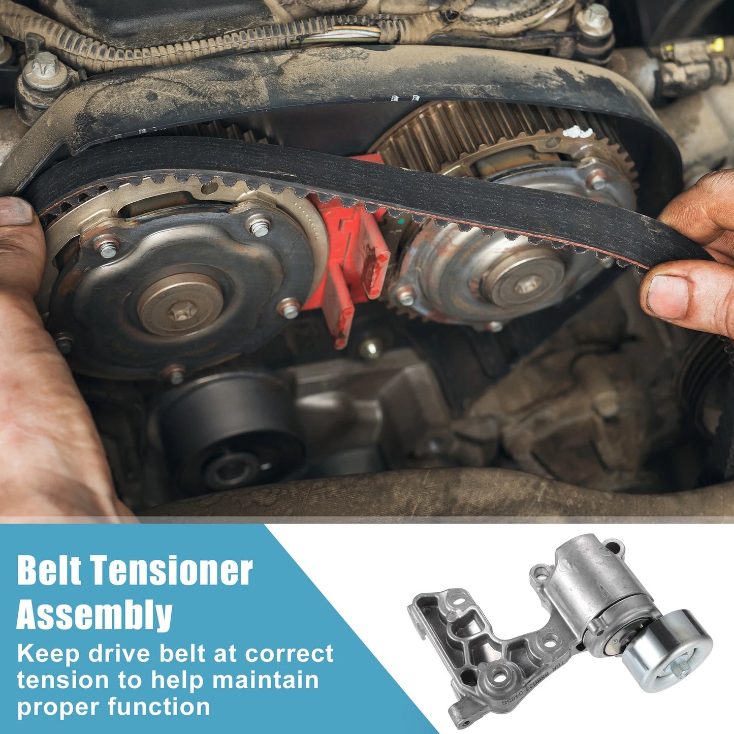 Belt Tensioner Pulley Assembly No. 1662031012 for Toyota Tacoma (2005–2015)