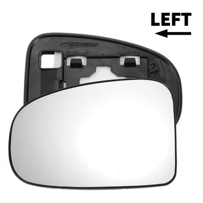 Left Side White Mirror Glass for Toyota IQ (2009–2016)