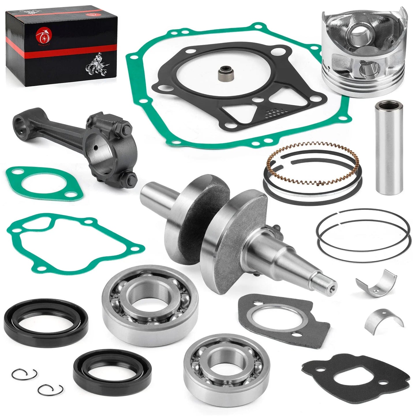 0.25mm O.S. Crank/Rod Piston Gasket for YAMAHA G2/5/8/9/11