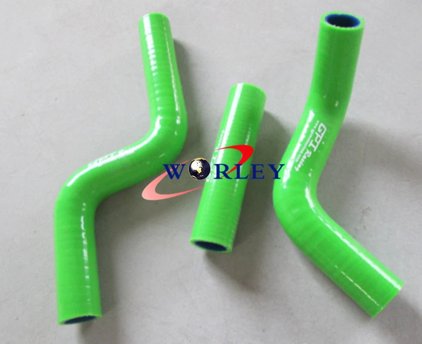 Silicone Hose Set for Kawasaki KX80/KX85/KX100 (1998–2009) - Orange