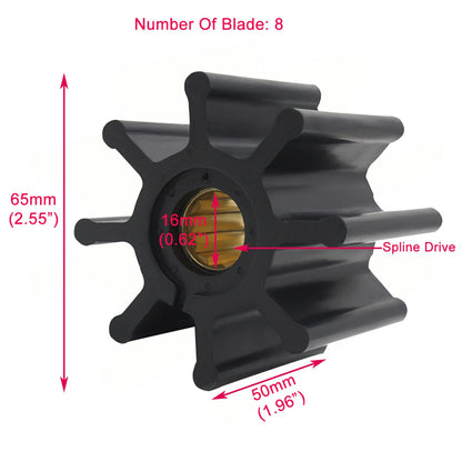 Impeller Kit for Mercruiser (34765A1) and Volvo Penta (877061, 875593)