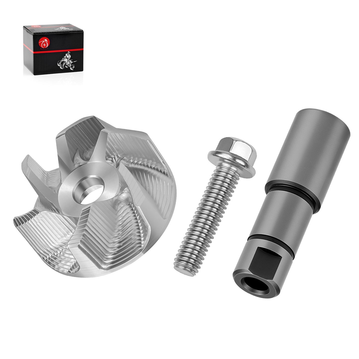 Water Pump Impeller with Shaft Gear Bolt for Kawasaki KX450 (2020–2024)