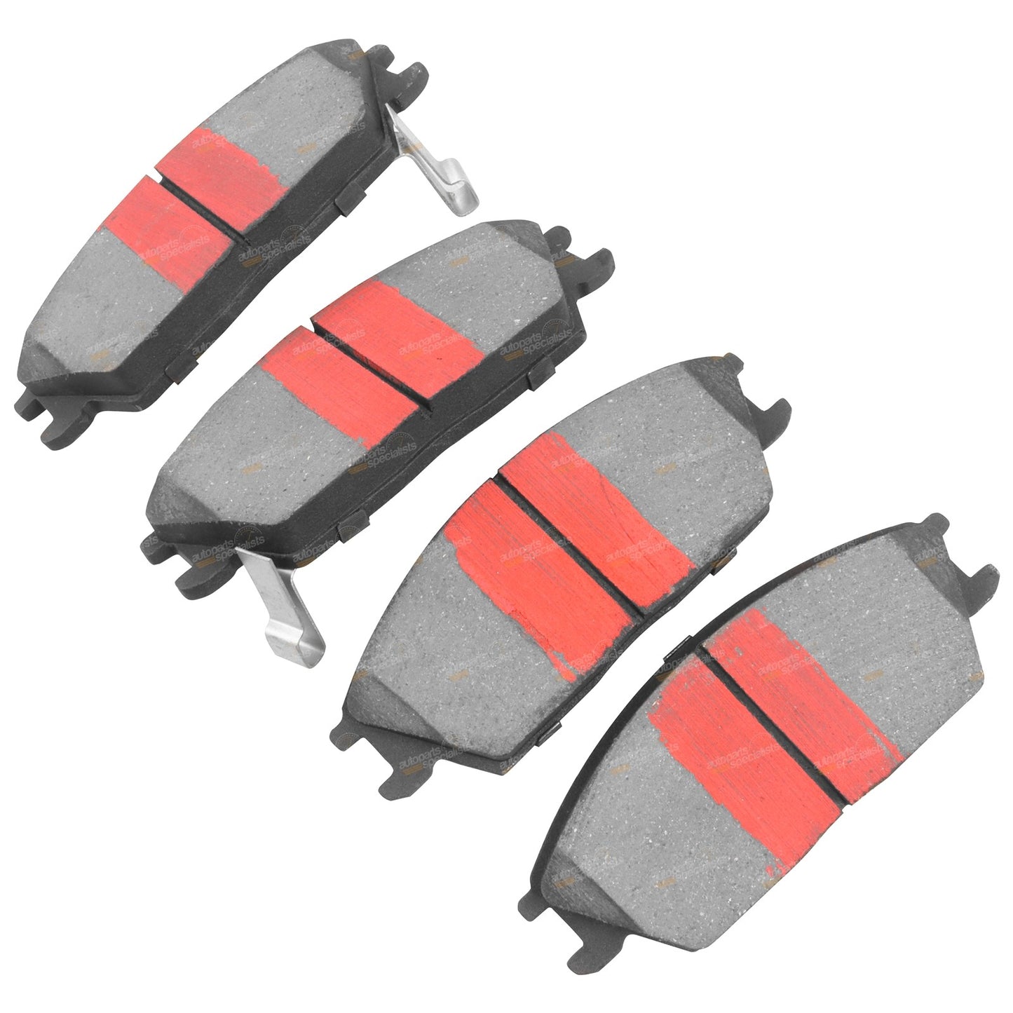 Set of 4 Front Disc Brake Pads for Hyundai Excel (1986–2000)
