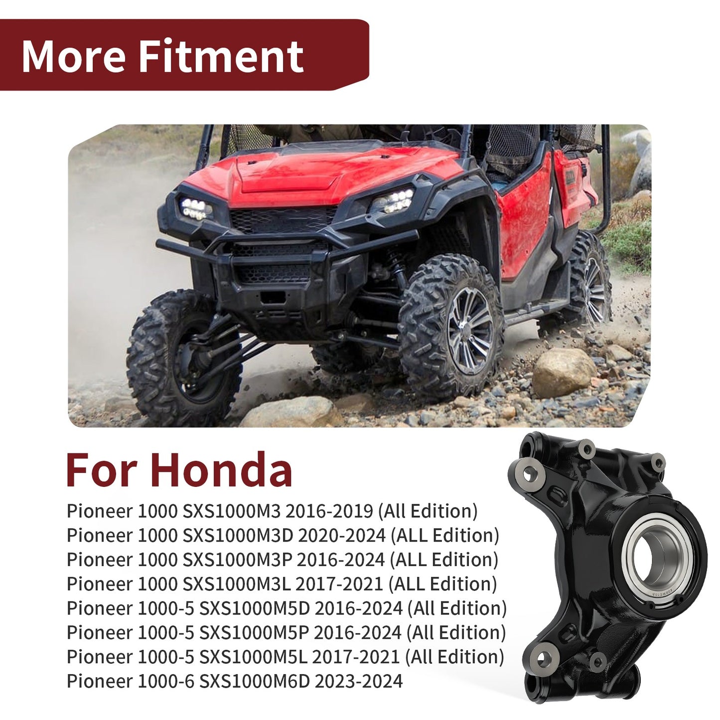 Rear Right Knuckle Kit for Honda Pioneer 1000-5 (2016–2024)