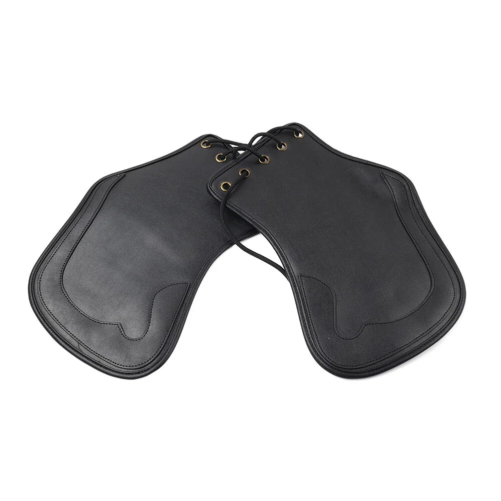 Leather Heat Saddle Shield Deflector for Honda & Harley Motorcycles