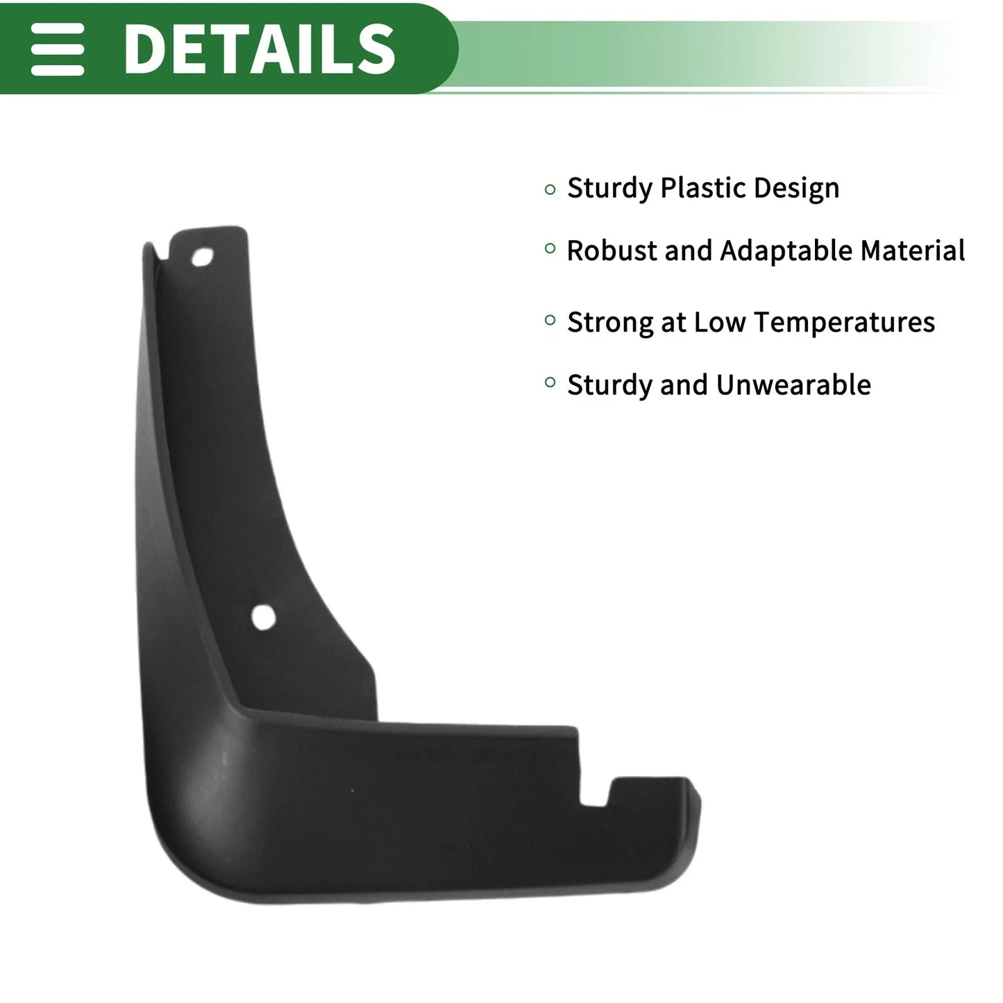 Mud Flaps Splash Guards for Chevrolet Monza 2019-2024 with Mount Accessories