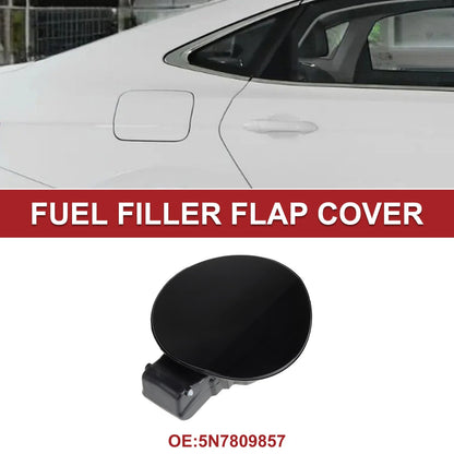 Fuel Tank Door Cap for Volkswagen Tiguan (2010–2019) - Black Filler Flap Cover