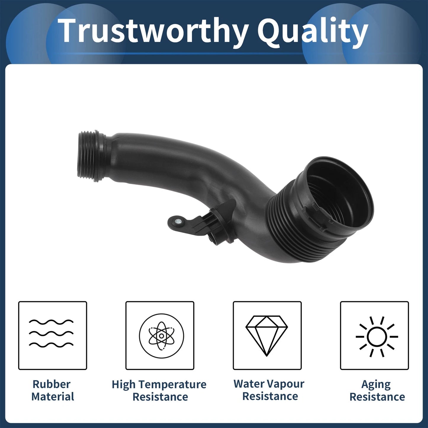 Engine Air Intake Hose for BMW 435i (2014–2016) No. 13717602651