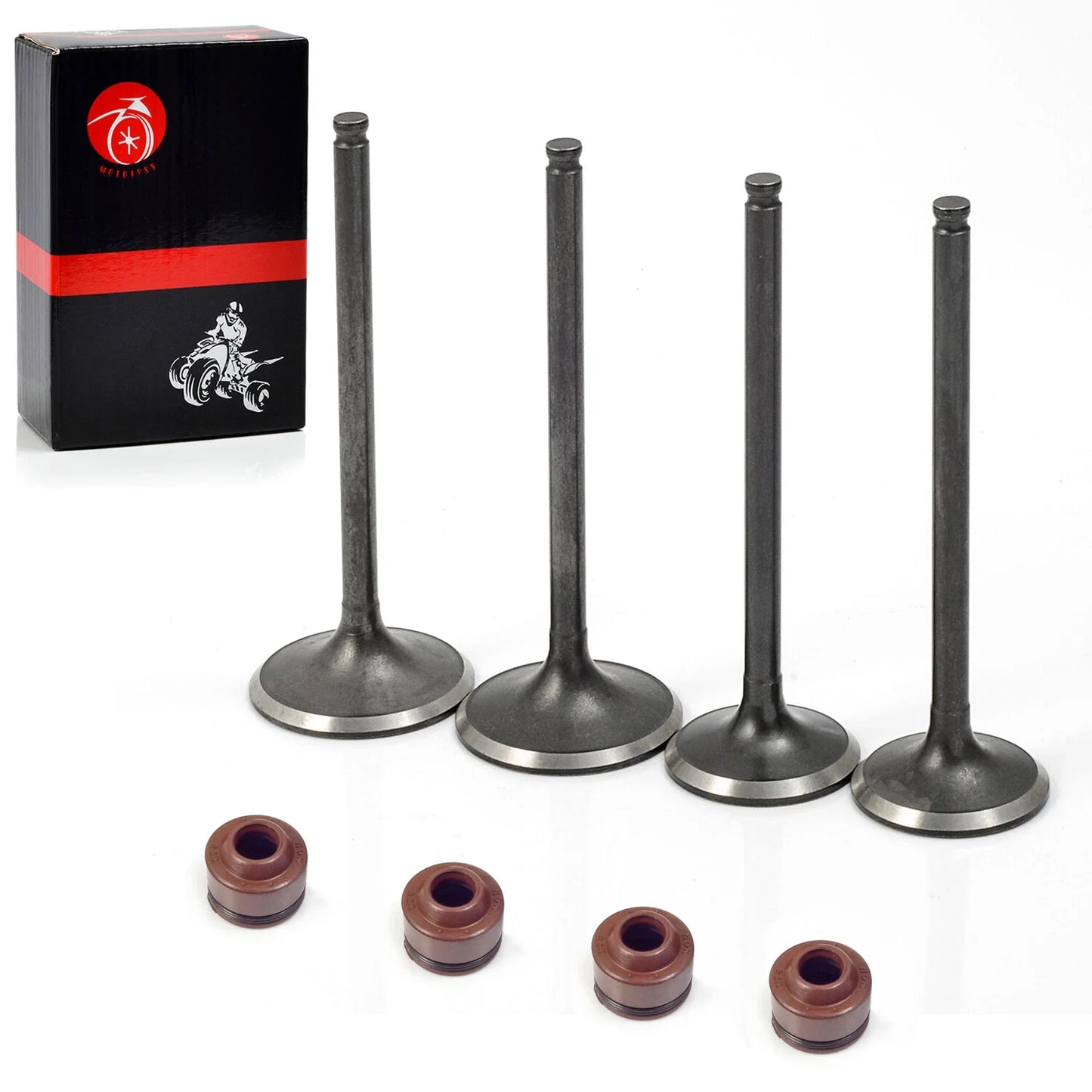 4x Intake Valve & Exhaust Valve Kit for Honda CRF250X/CRF250R (2004–2007)