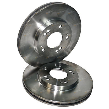 2 Front Disc Brake Rotors for Holden Barina (2001–2006)