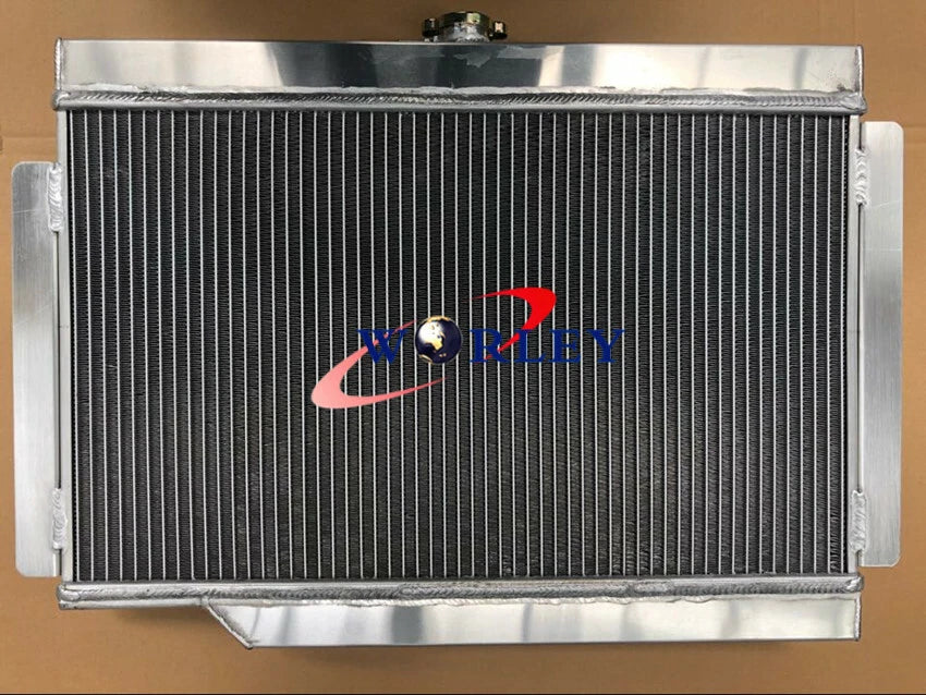 Aluminum Radiator & Blue Silicone Hose for Holden EJ/EH 179 1962–1965