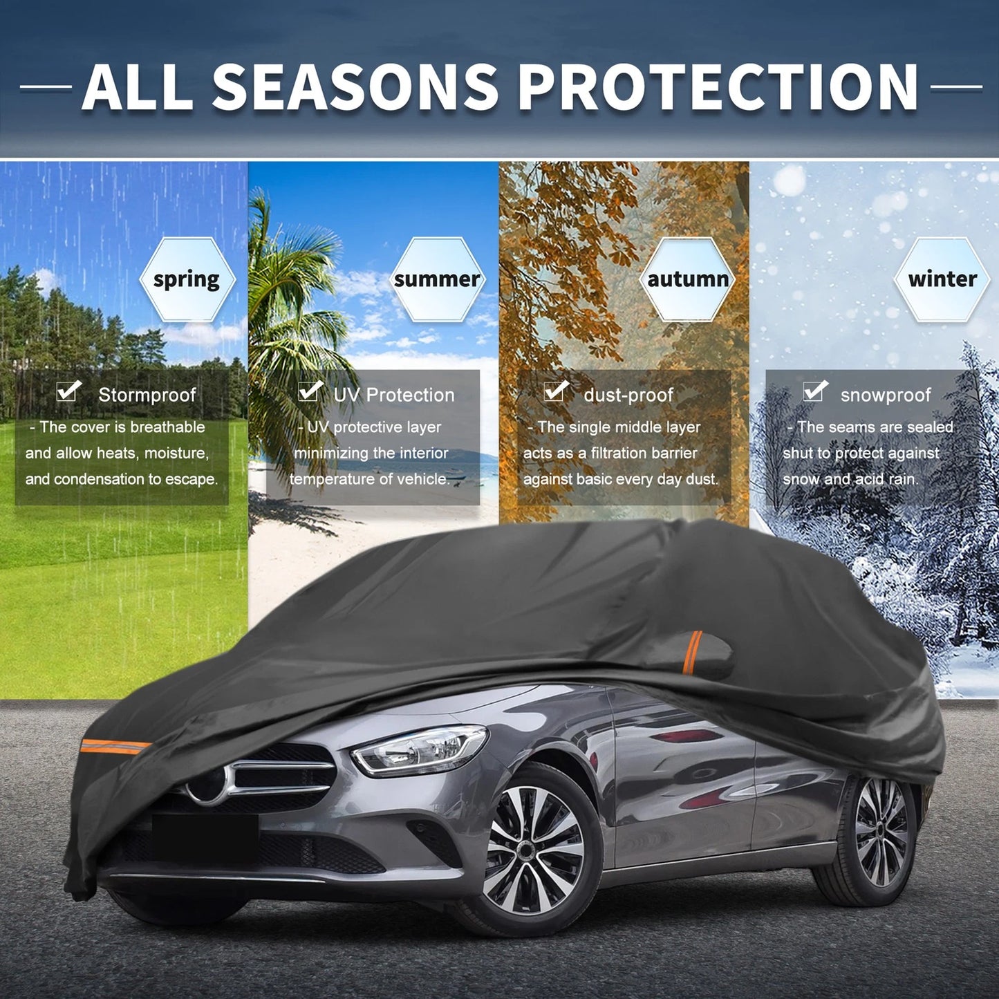 Waterproof PEVA Car Cover for Mercedes-Benz B-Klasse (2011–2022)