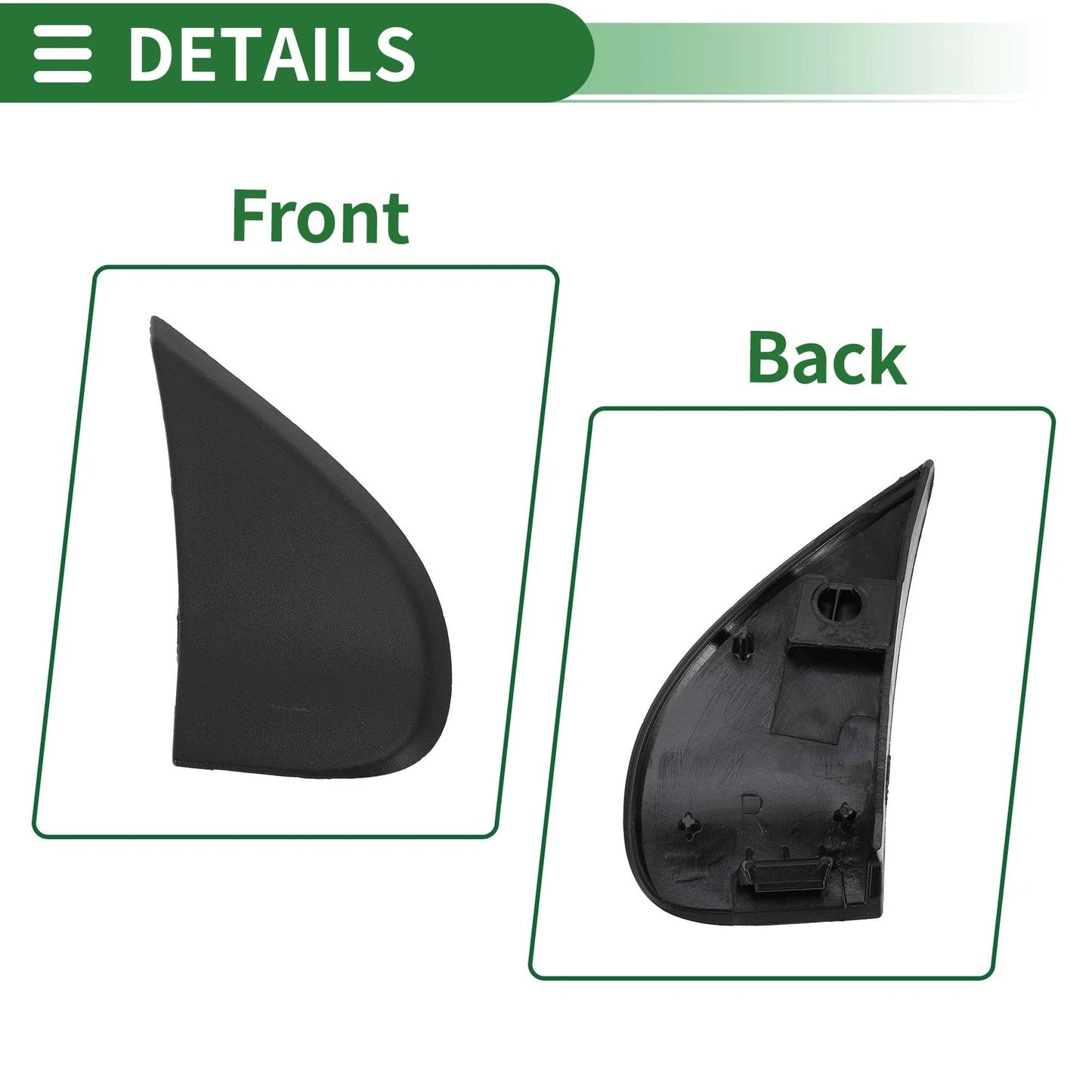 Front Right Side Pillar Corner Triangle Trim for Dodge Journey (2009–2020) No. 5178150AD