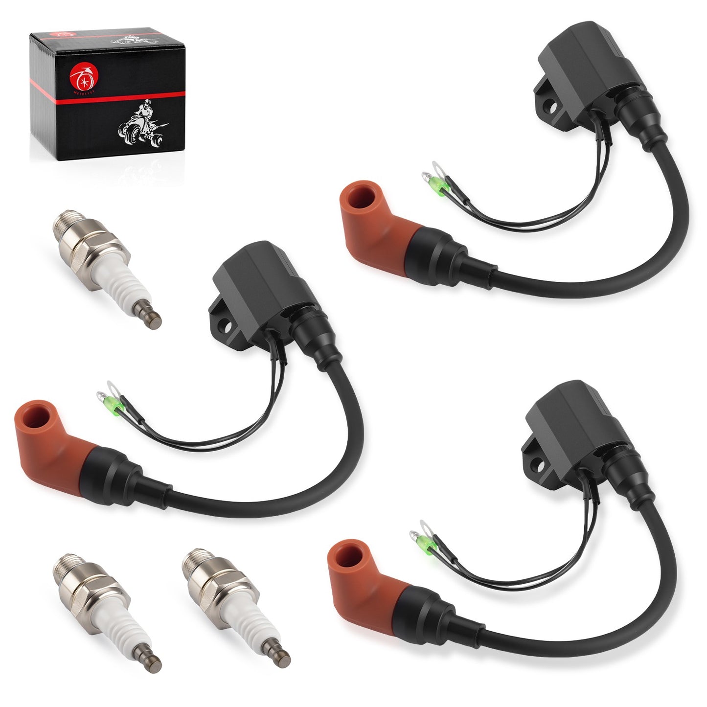 3X Ignition Coil Kit for Yamaha 90hp 90 TL/XLR (1992–2009)