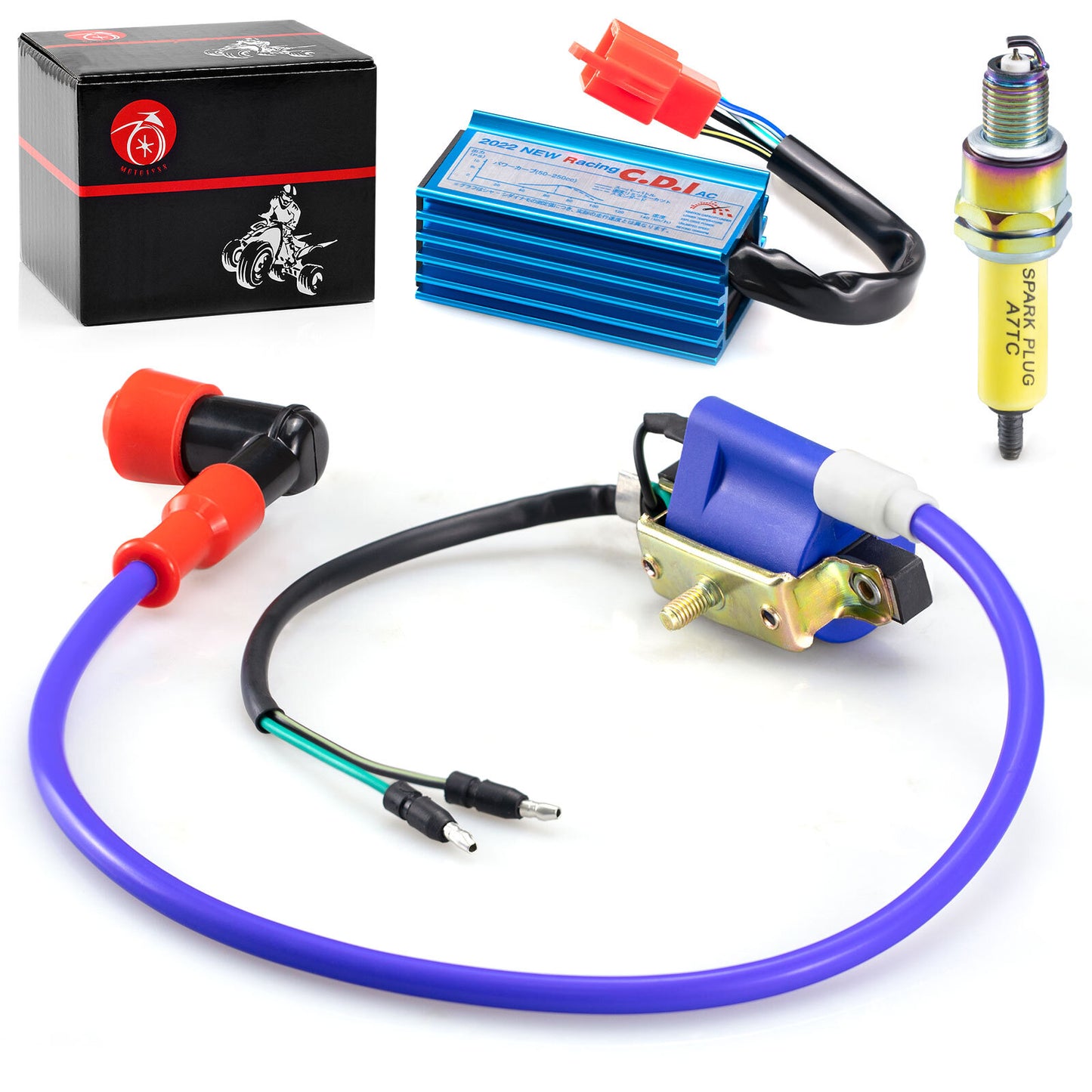 5Pin AC CDI Ignition Coil for GY6 70cc 90cc 110cc ATV Dirt Bike (2000–2023)