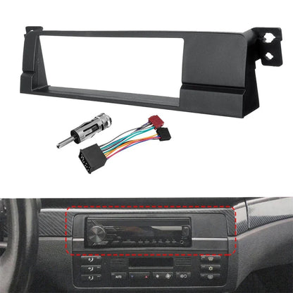 1 Din Radio Fascia Frame Wire Adapter for BMW 3 Series (1998-2005)