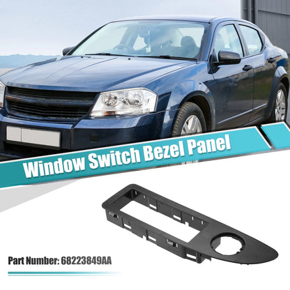 Front Left Door Window Switch Bezel for Dodge Avenger (2011–2014) 68223849AA