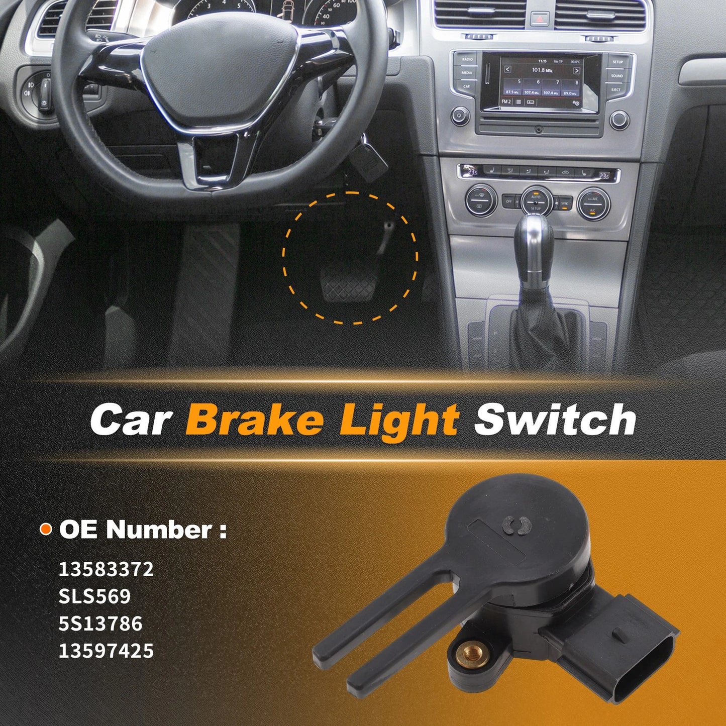 Brake Light Switch for Buick Enclave (2018–2024) 13583372