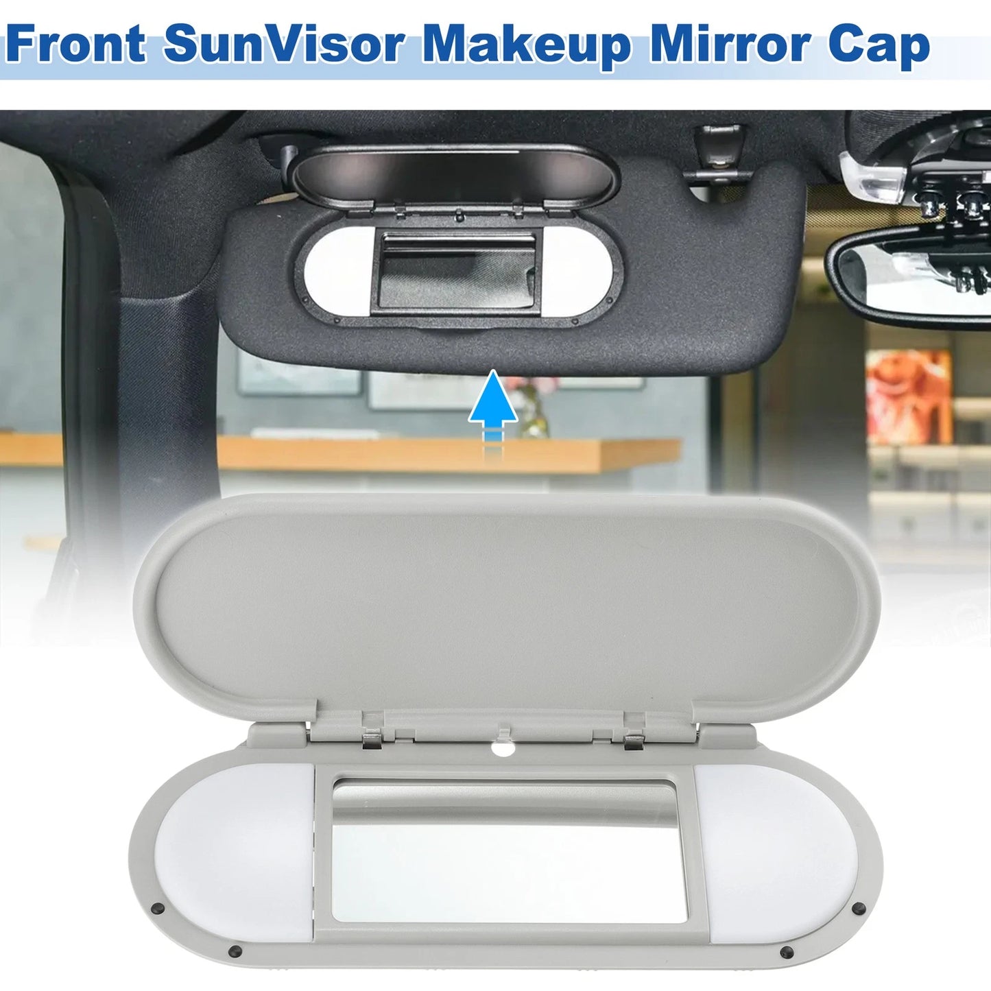 Sun Visor Vanity Mirror Cover for BMW Mini Cooper F55 F56 F60 (2015–2022)