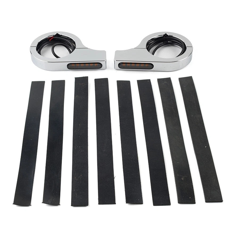 2X Highway Engine Guard Foot Pegs Mounts for Harley Iron XL 883 1200 Dyna (2010–2023)