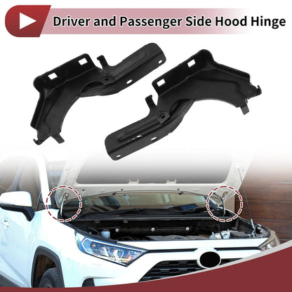 Hood Hinges for Nissan Rogue (2021–2024) 1 Pair No. 654016RA0A