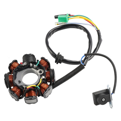 Alternator Stator 8 Coils for GY6 125cc 150cc (Adly Herchee Sym Jinlun)