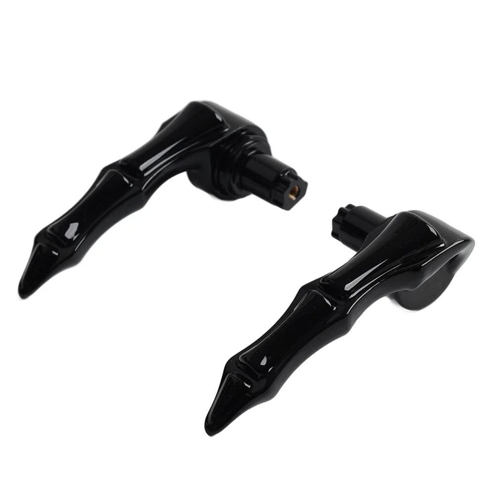 Black Saddlebag Skull Fingers Latch Handles for Harley Touring Bagger (2014- )
