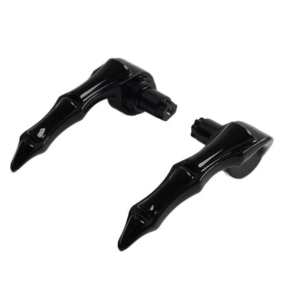 Black Saddlebag Skull Fingers Latch Handles for Harley Touring Bagger (2014- )