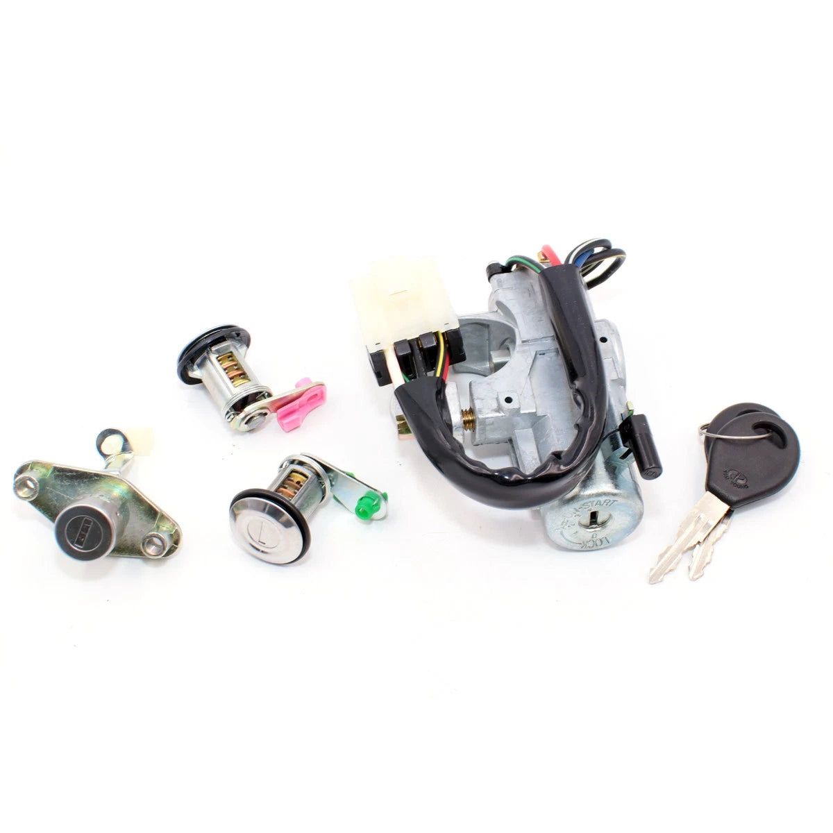 Set of 2 Ignition Switch and Door Trunk Locks for Nissan Sunny B14 (1995–1999)