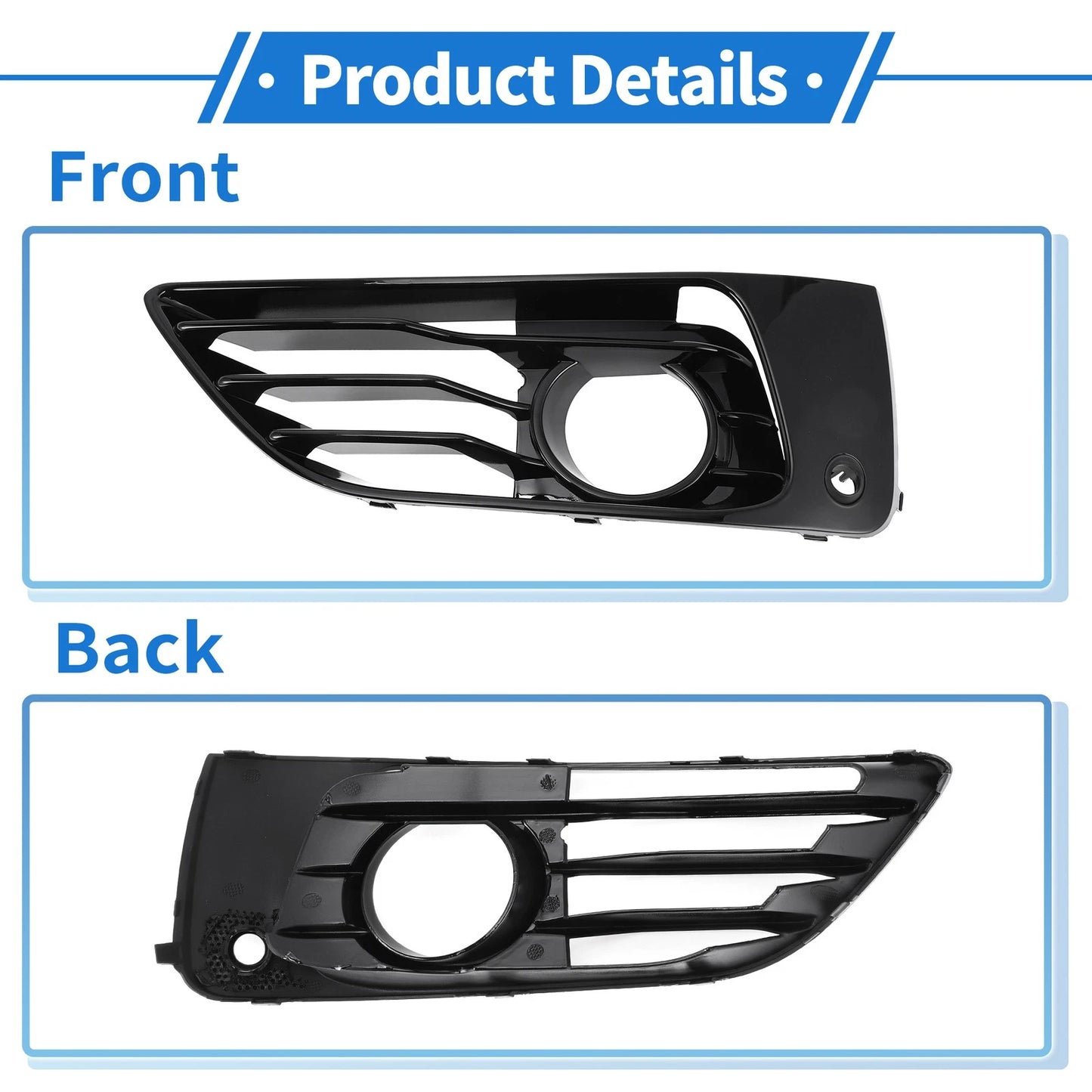 1 Pc Front Left Fog Light Grill for BMW 2 Series (2017-2020)