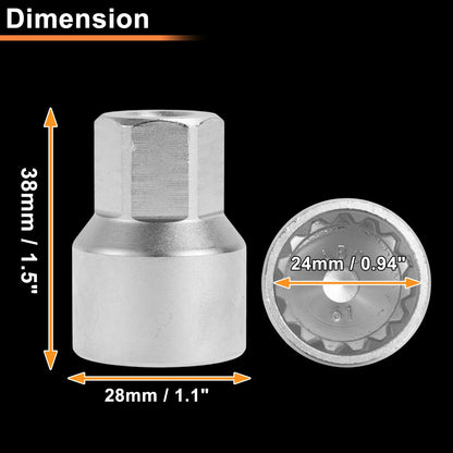 Wheel Lock Lug Nut for VW Touareg (2004–2010) - ABC61/15Pt
