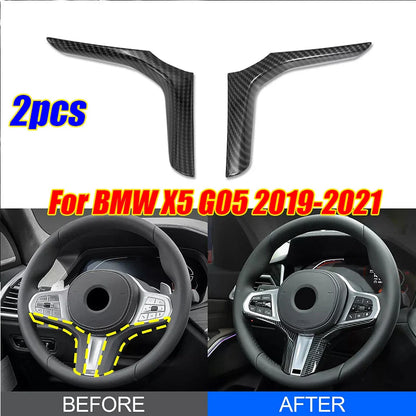 Steering Wheel Sequins Frame Cover Trim for BMW X5 G05 (2019–2021)