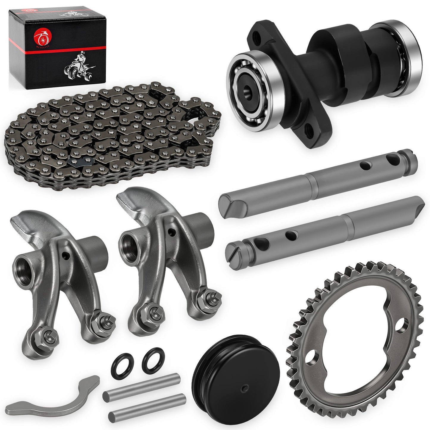 Camshaft Rocker Arm & Chain Gear Sprocket Kit for Honda TRX300EX (1993–2008)