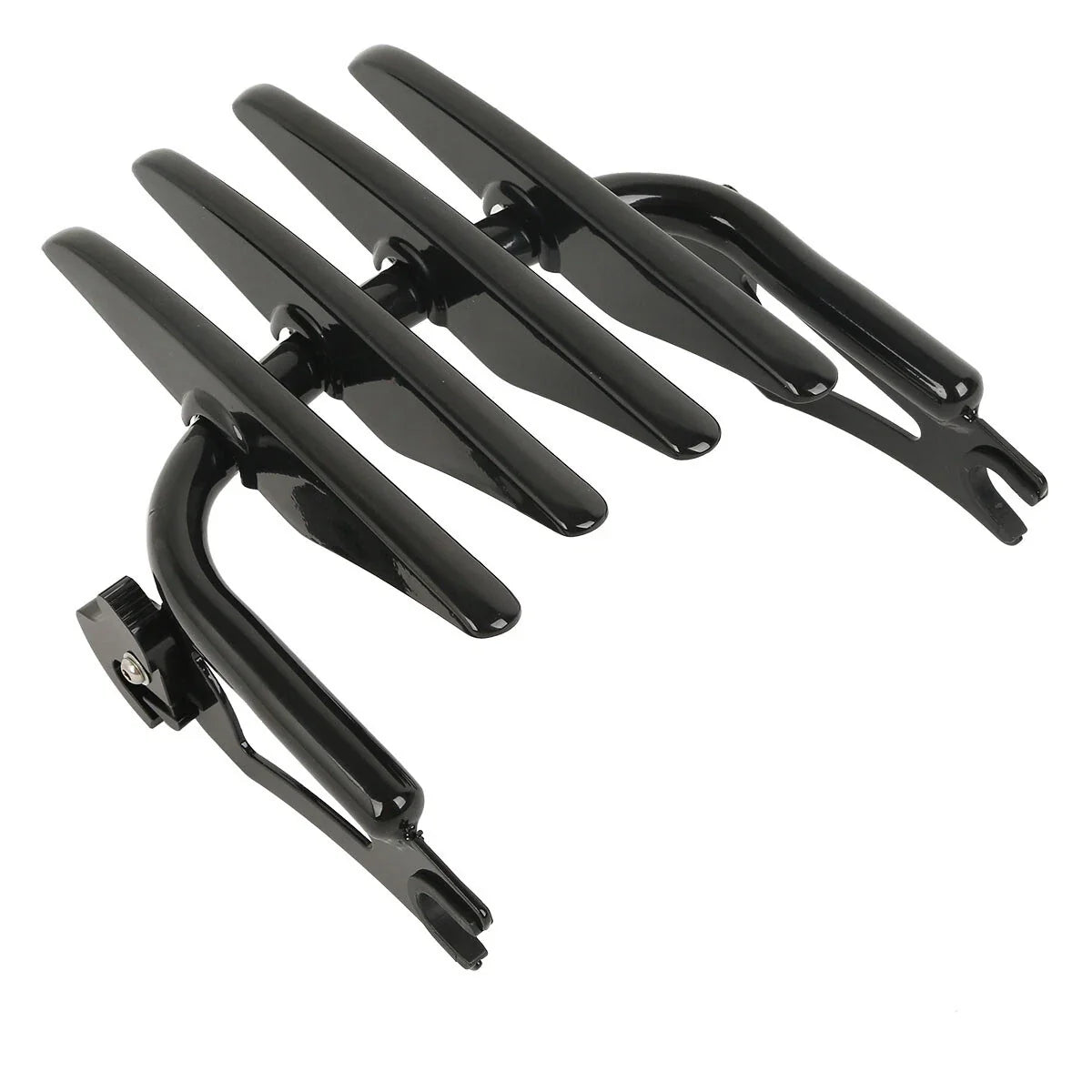 Sissy Bar Backrest Pad Luggage Rack Docking Kit for Harley Road Glide (14-24)