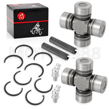 2X Driveshaft U-Joint for Polaris RZR 570 800 900 1000 XP Trail (2010–2021)