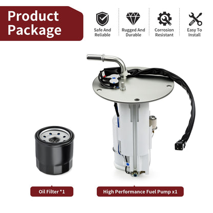 Fuel Pump and Oil Filter for Kawasaki Vulcan 900 Classic (2006–2024)