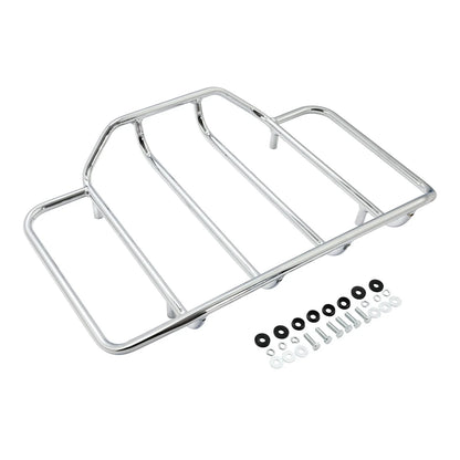 Chrome Luggage Top Rack for Harley Touring Road Glide FLHR FLHX (1984-2024)