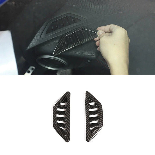 6 x Carbon Fiber Interior Trim Cover Set for Toyota GT86 Scion FR-S Subaru BRZ