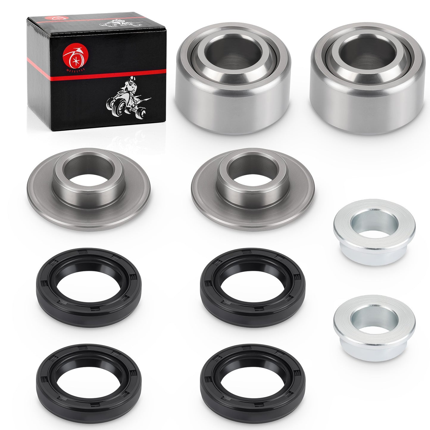 Rear Shock Bushing Bearing Kit for Yamaha Warrior 350 (1987–2004)