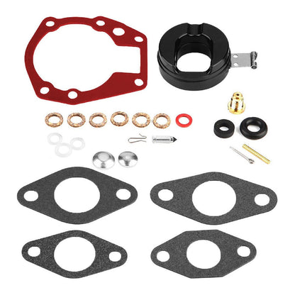 2X Carb Kit with Float for Johnson Evinrude Outboard (Fits Various Models)