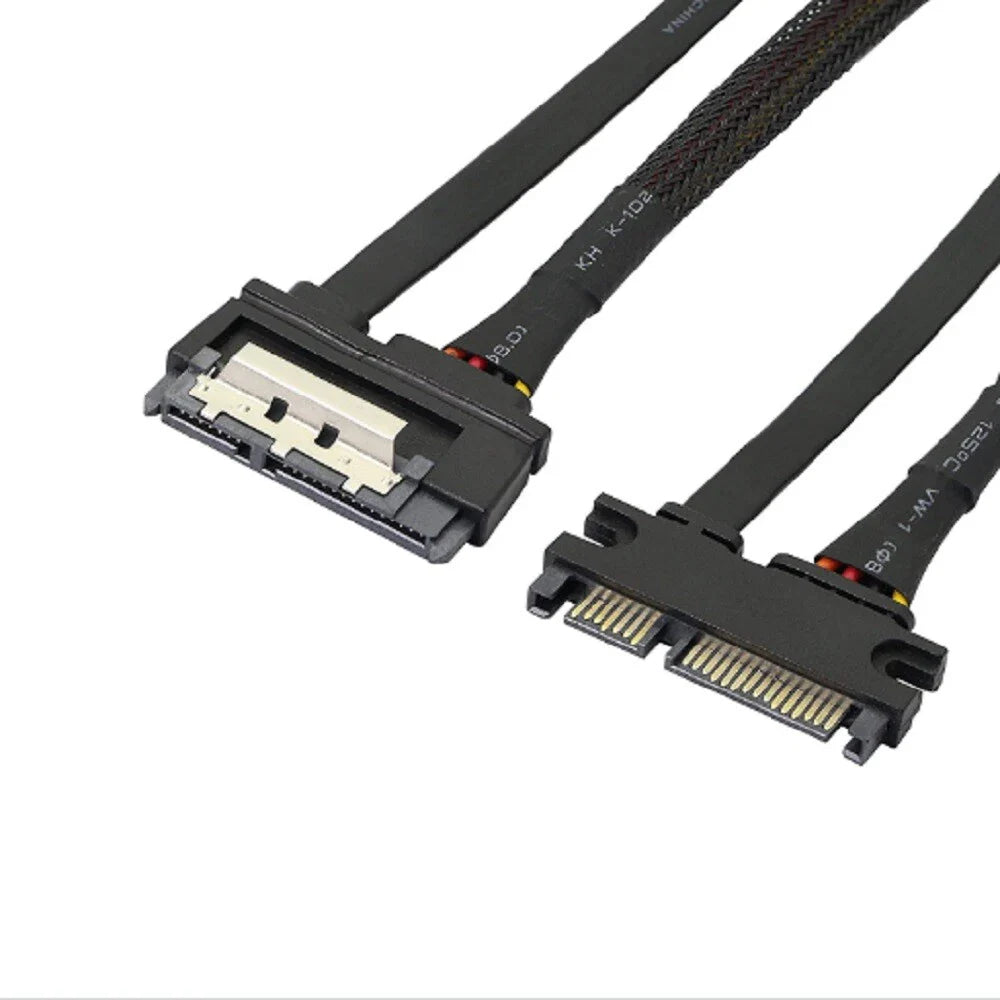 22Pin SATA Power Extension Cable Male to Female Data Cord 50cm