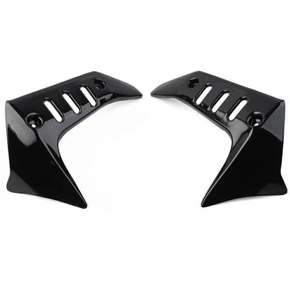 Motorcycle Fairing Side Cover Kit ABS Black for Kawasaki Z750 (2004-2007)