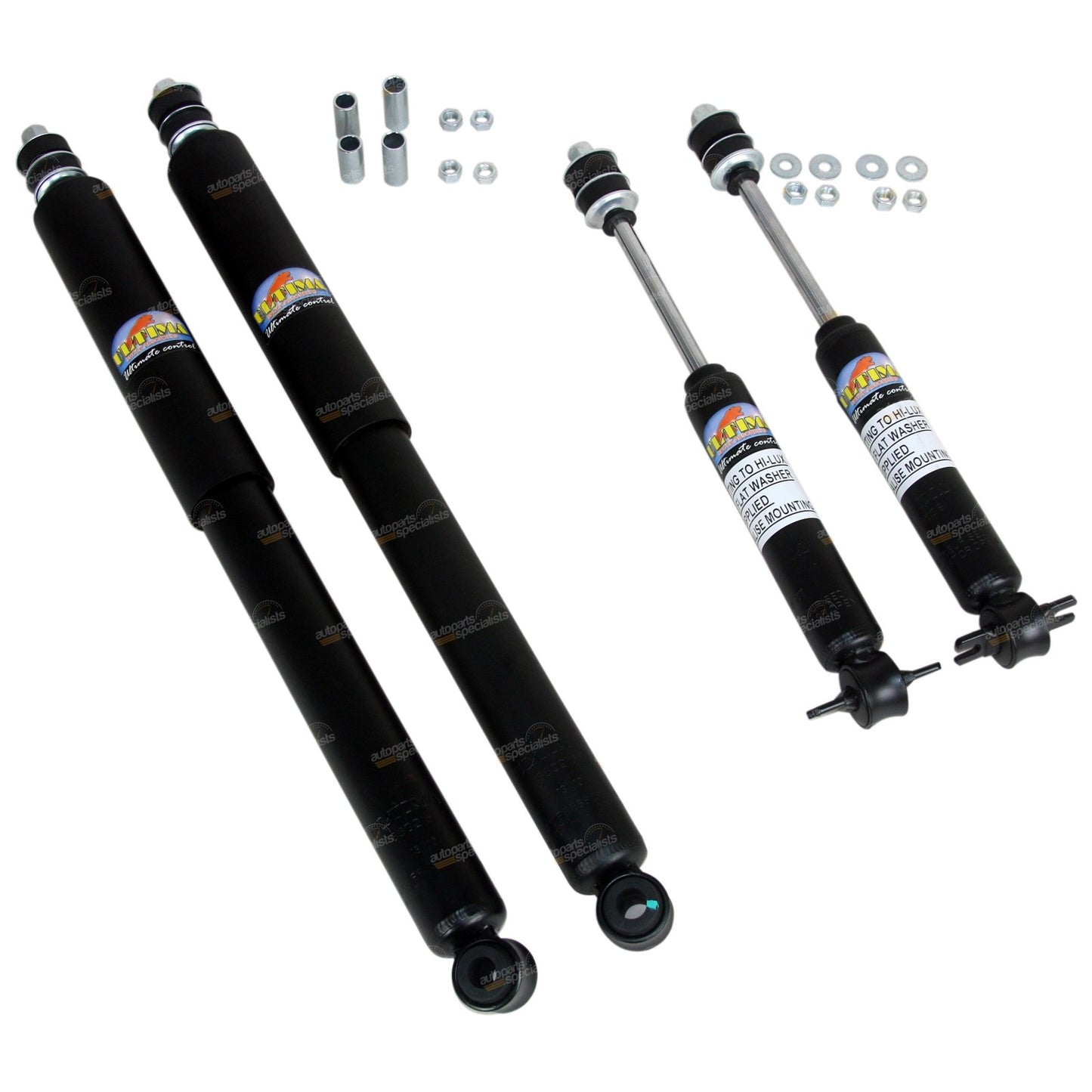 Set of 4 Gas Shock Absorbers for Torana LH LX UC (1974–1979)